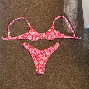Small Shein pink bathing suit